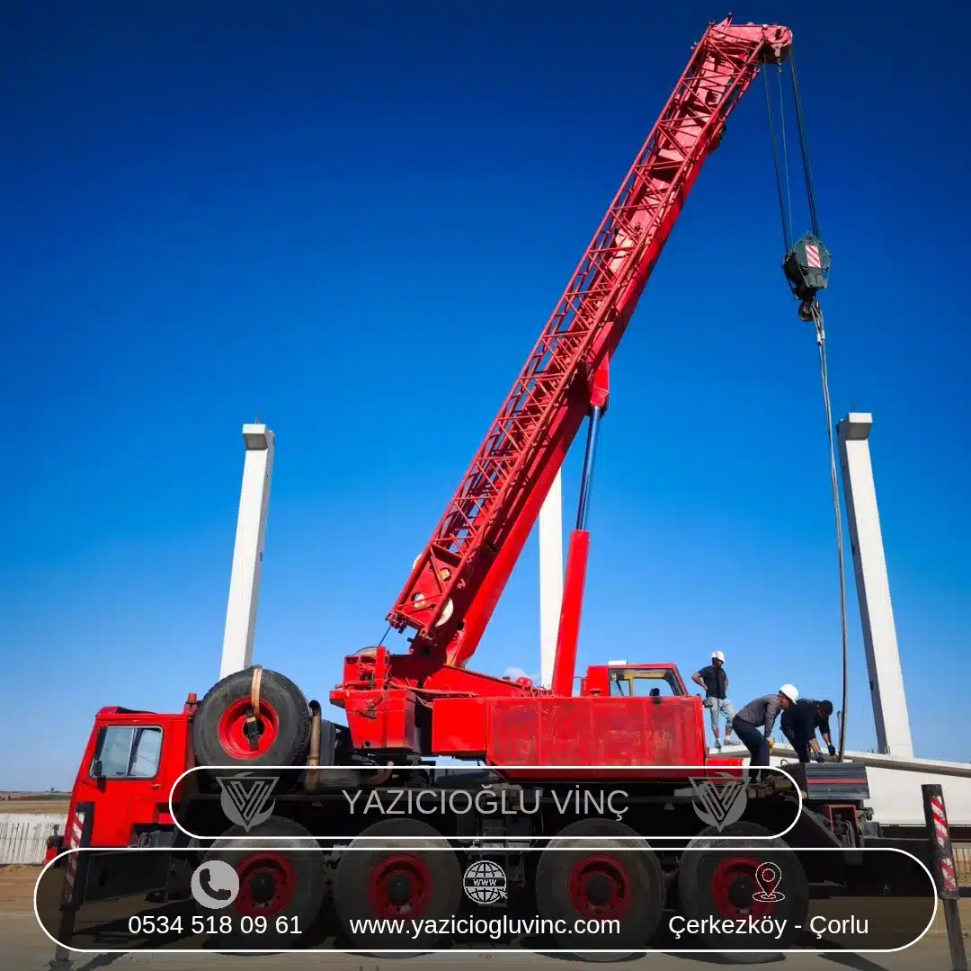 Teleskop Vinç Çalışma